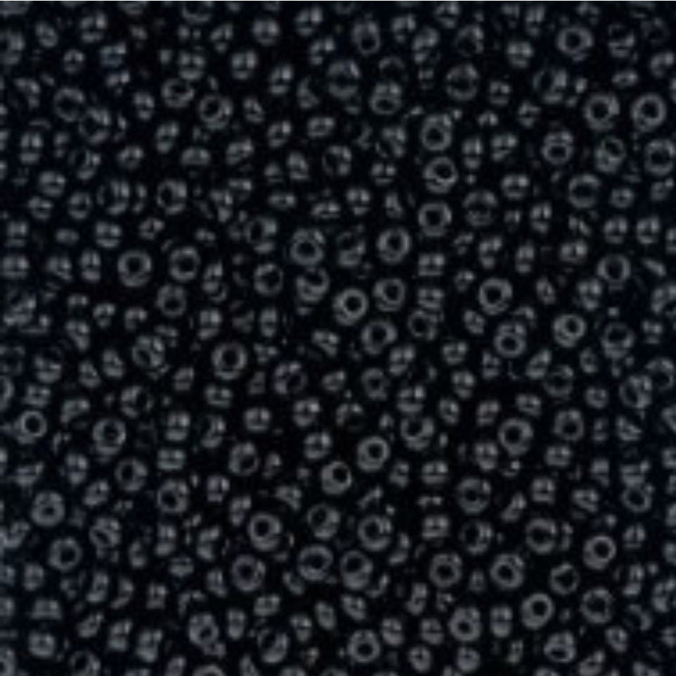 Preciosa Size 6/0 Czech Glass Seed Beads - Opaque Black