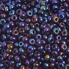 Preciosa Size 6/0 Czech Glass Seed Beads - Blue Iris