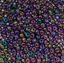 Preciosa Size 6/0 Czech Glass Seed Beads - Opaque Purple Iris