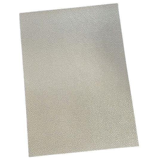 Soft Grey Imitation Leather PU Vinyl
