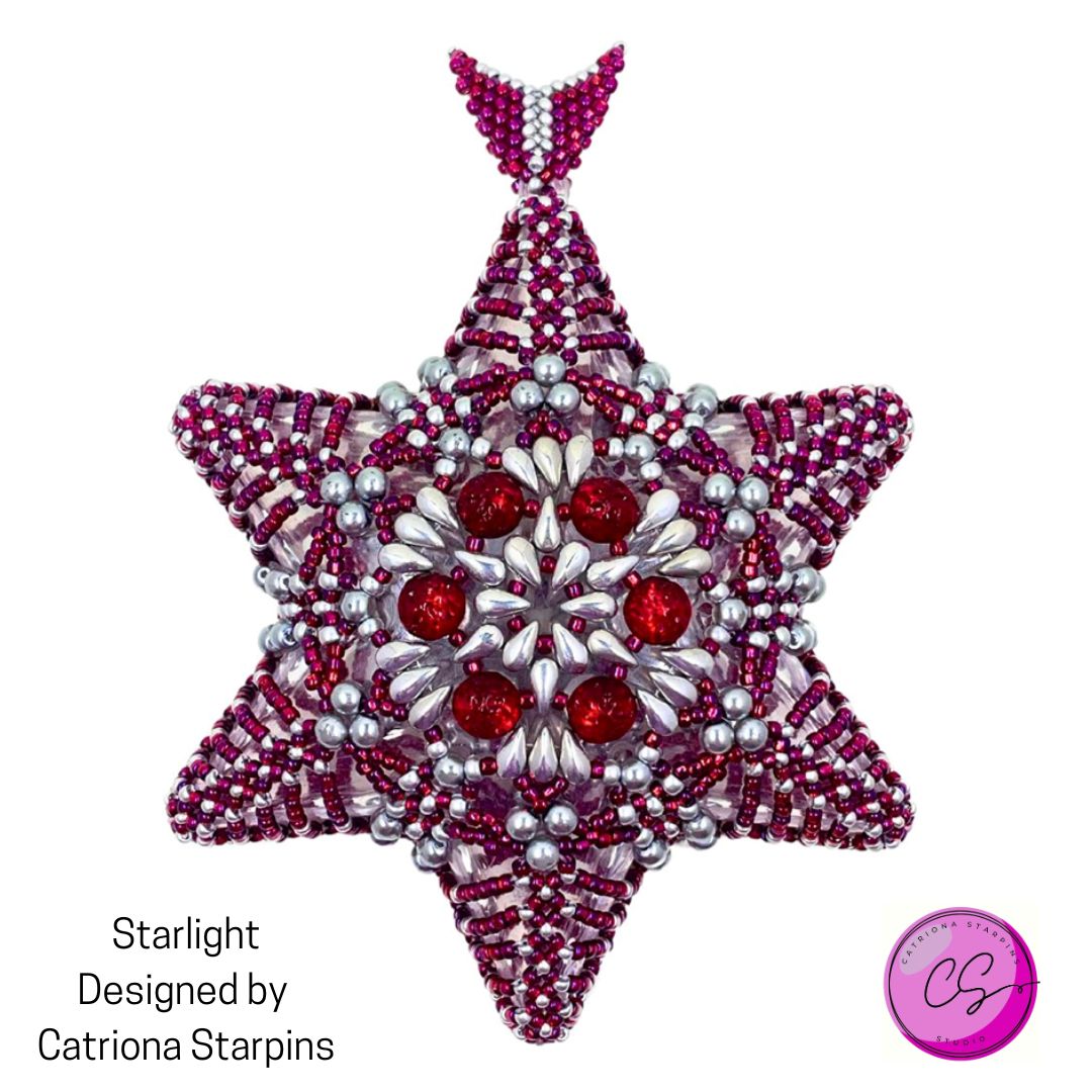 Starlight Christmas Ornament Kit RED with PDF Tutorial