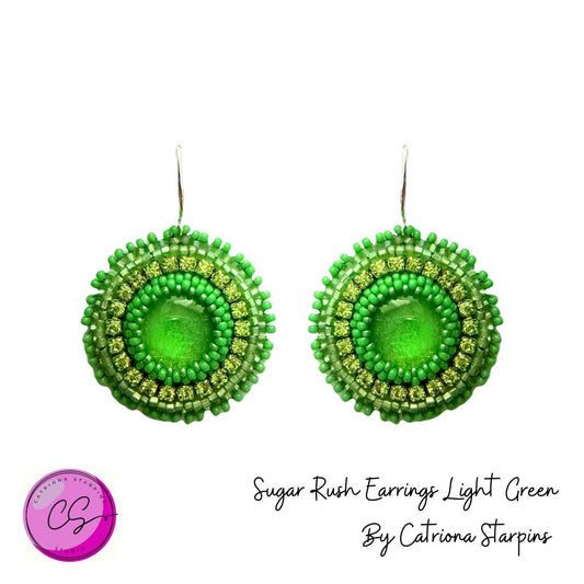 Sugar Rush Earrings Kit Chartreuse