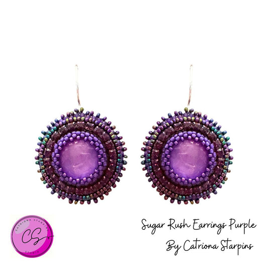 Sugar Rush Earrings Kit Purple