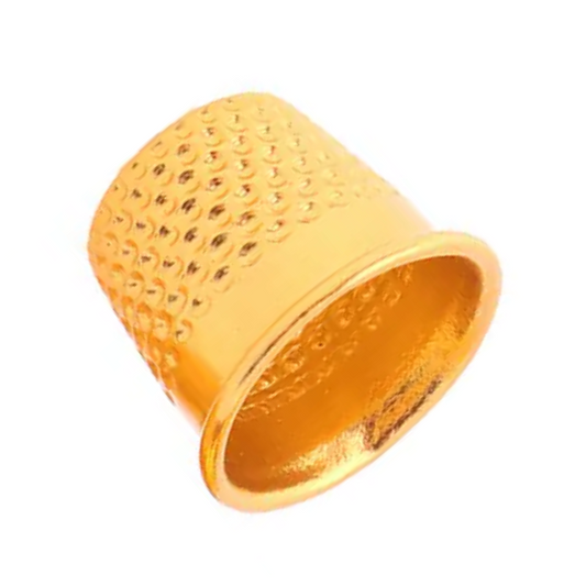 Metal Thimble Gold