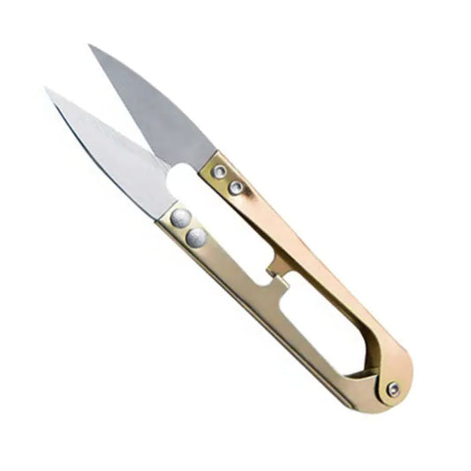 Spring Loaded Thread Snips Gold