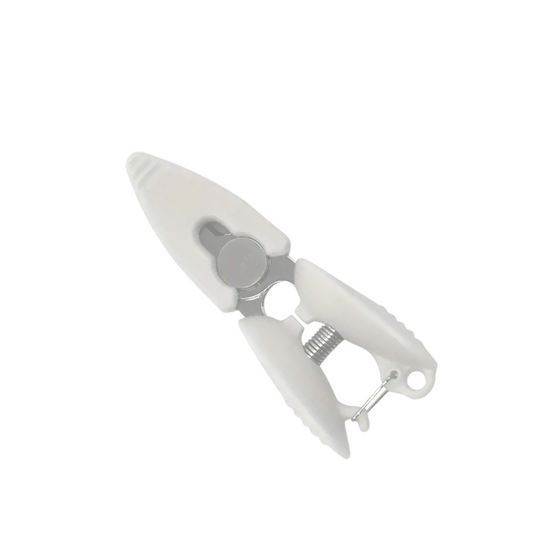 Mini Spring Loaded Thread Snips White