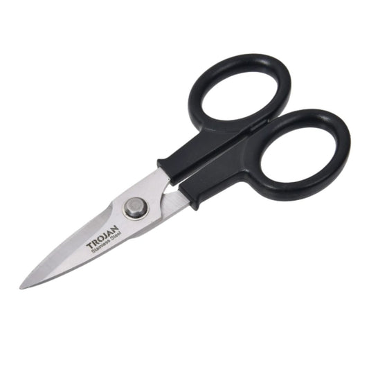 Trojan Heavy Duty Stubby Scissors 140mm Black Handles