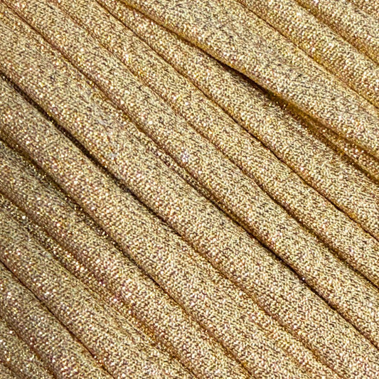 Vintage Metallic Gold Cord, 8mm wide, sold per metre