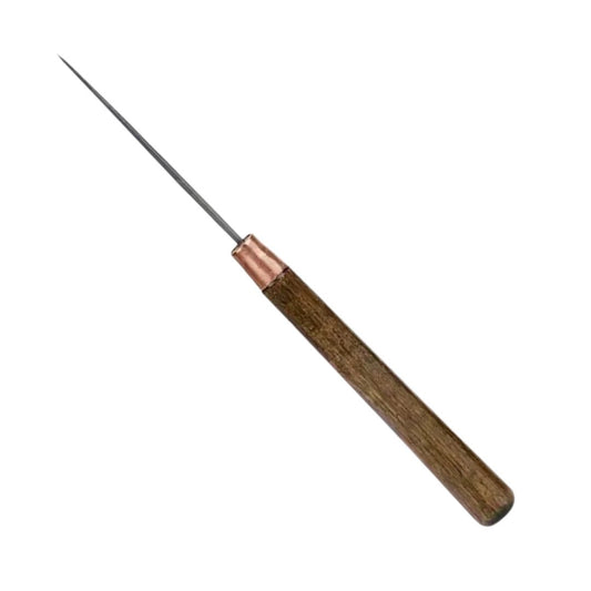 Slim Shape Awl with Wooden Handle for Breaking Beads and Leather Craft