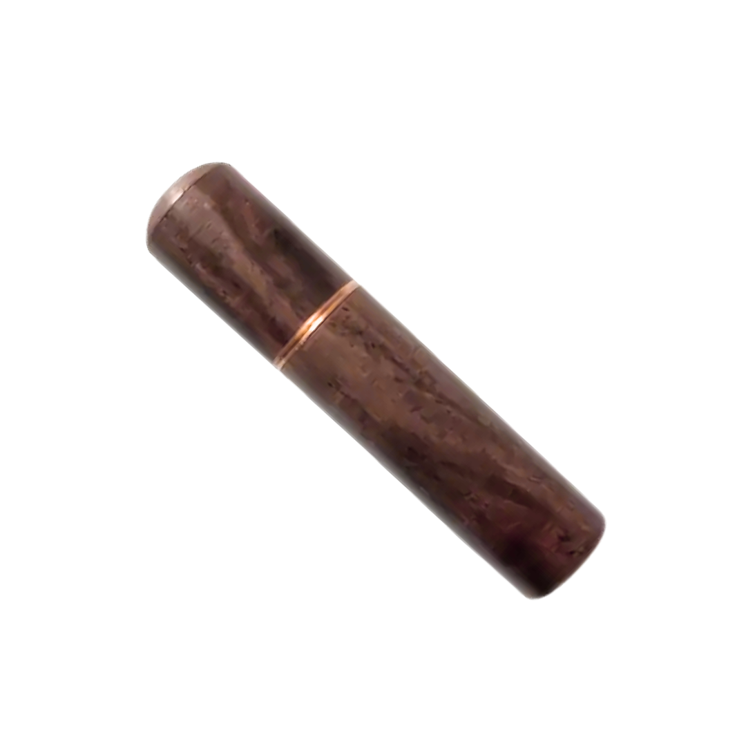 Wooden Needle Case with Screw Top Lid