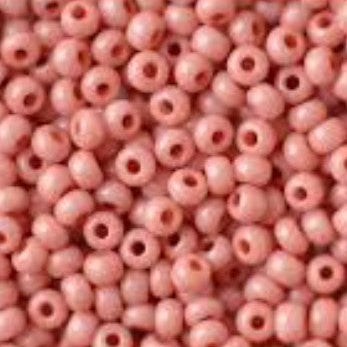 Preciosa Size 10/0 Czech Glass Seed Beads - Opaque Pink